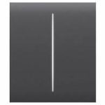 Ajax CenterButton (1-gang/2-way) [55] graphite