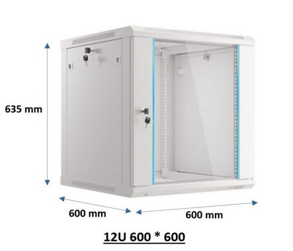 Dulap metal 19" 12U 600*600