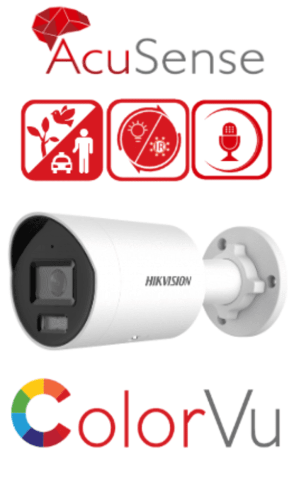 DS-2CD2087G2H-LIU (IR/LED COLORVU + ACUSENSE BULLET 8MPX 2.8MM)