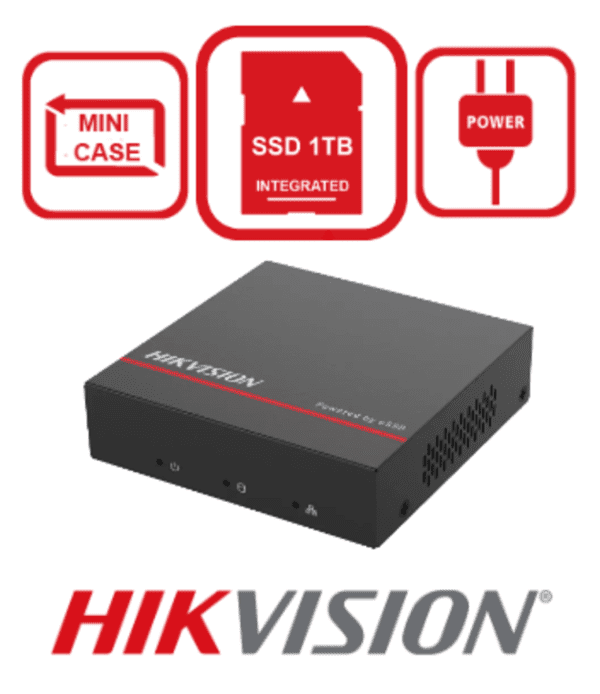 NVR WITH SSD DS-E08NI-Q1 8CH