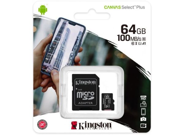 MicroSD Card Kingston 64Gb   MicroSDXC