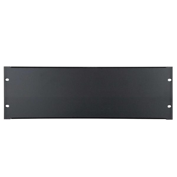 PU 4 4 U 19" RACK PANEL BLACK